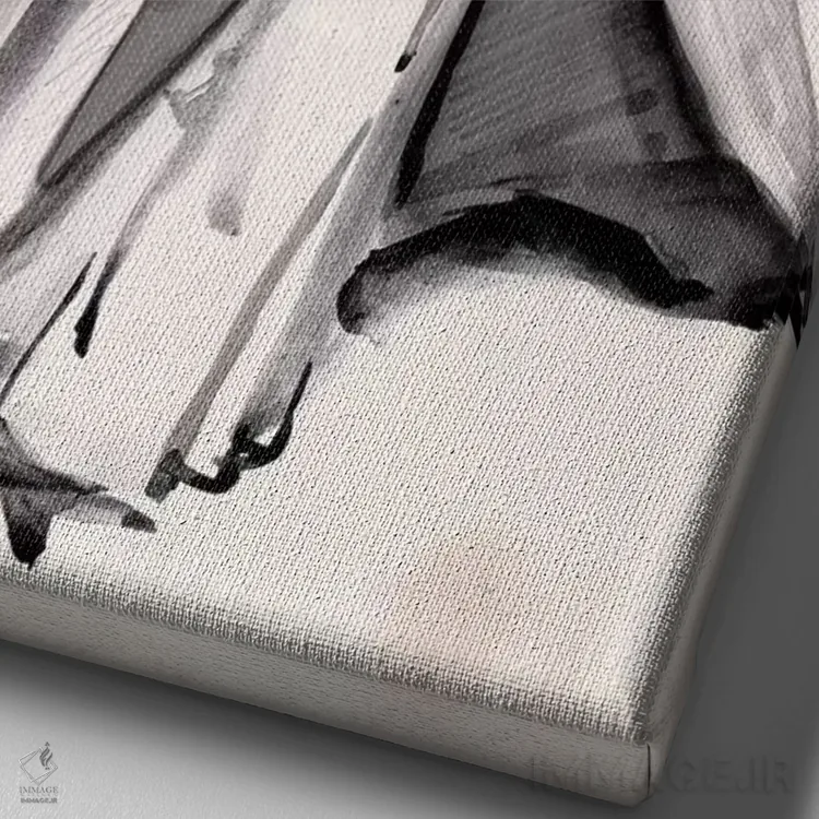 تابلو دکوراتیو نگاه برنده ۲ اثر جنیفر پکستون پارکر - نمای نزدیک بافت بوم