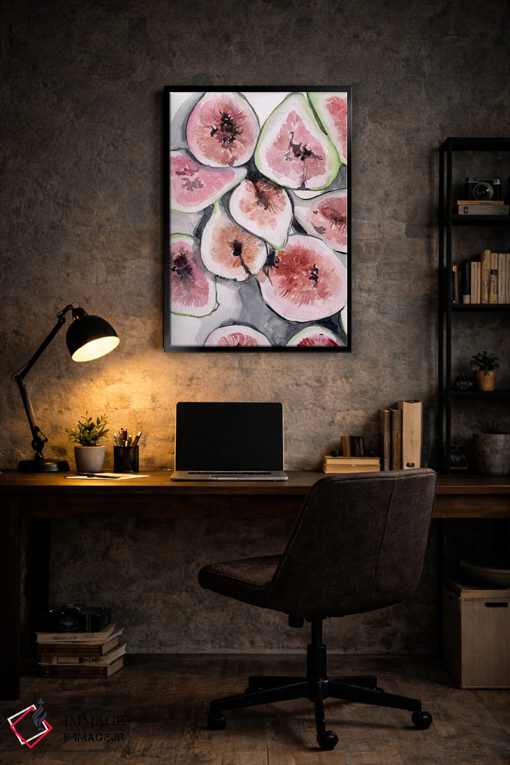 تابلو دکوراتیو برش های میوه ۲ اثر جنیفر پکستون پارکر - D6B