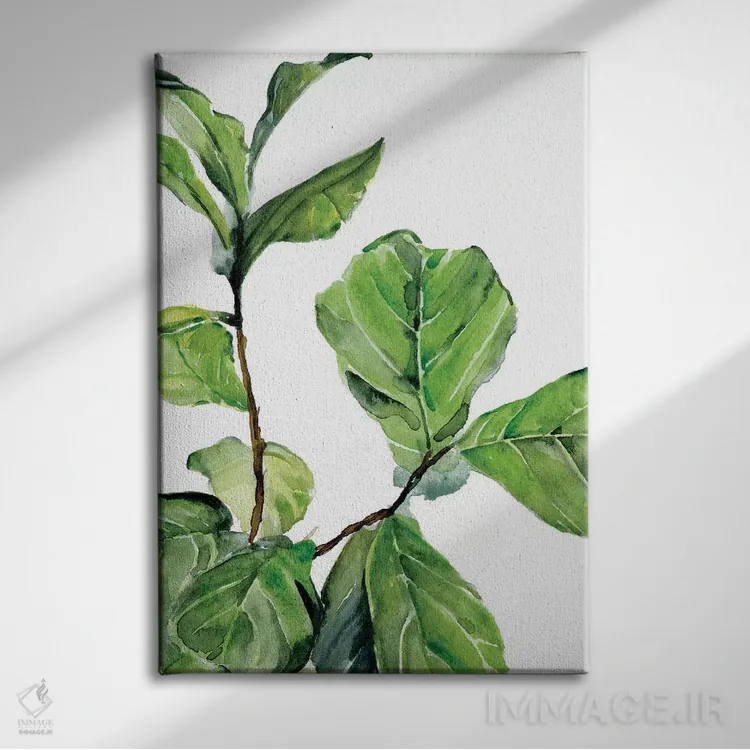 تابلو دکوراتیو انجیر فیدل ۲ اثر جنیفر پکستون پارکر - نمای روبهرو روی دیوار