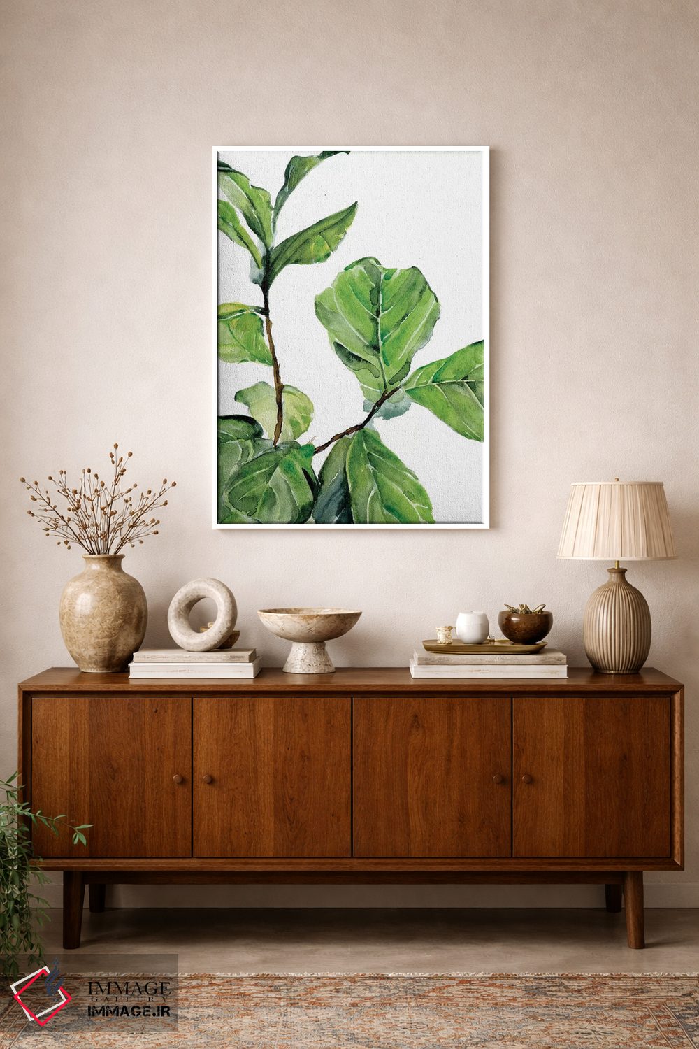 تابلو دکوراتیو انجیر فیدل ۲ اثر جنیفر پکستون پارکر - D1W