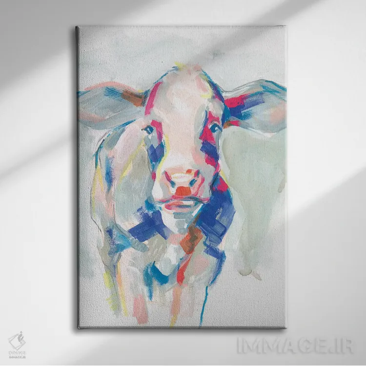 تابلو دکوراتیو مزرعه فلورسنت ۱ اثر جنیفر پکستون پارکر - نمای روبهرو روی دیوار