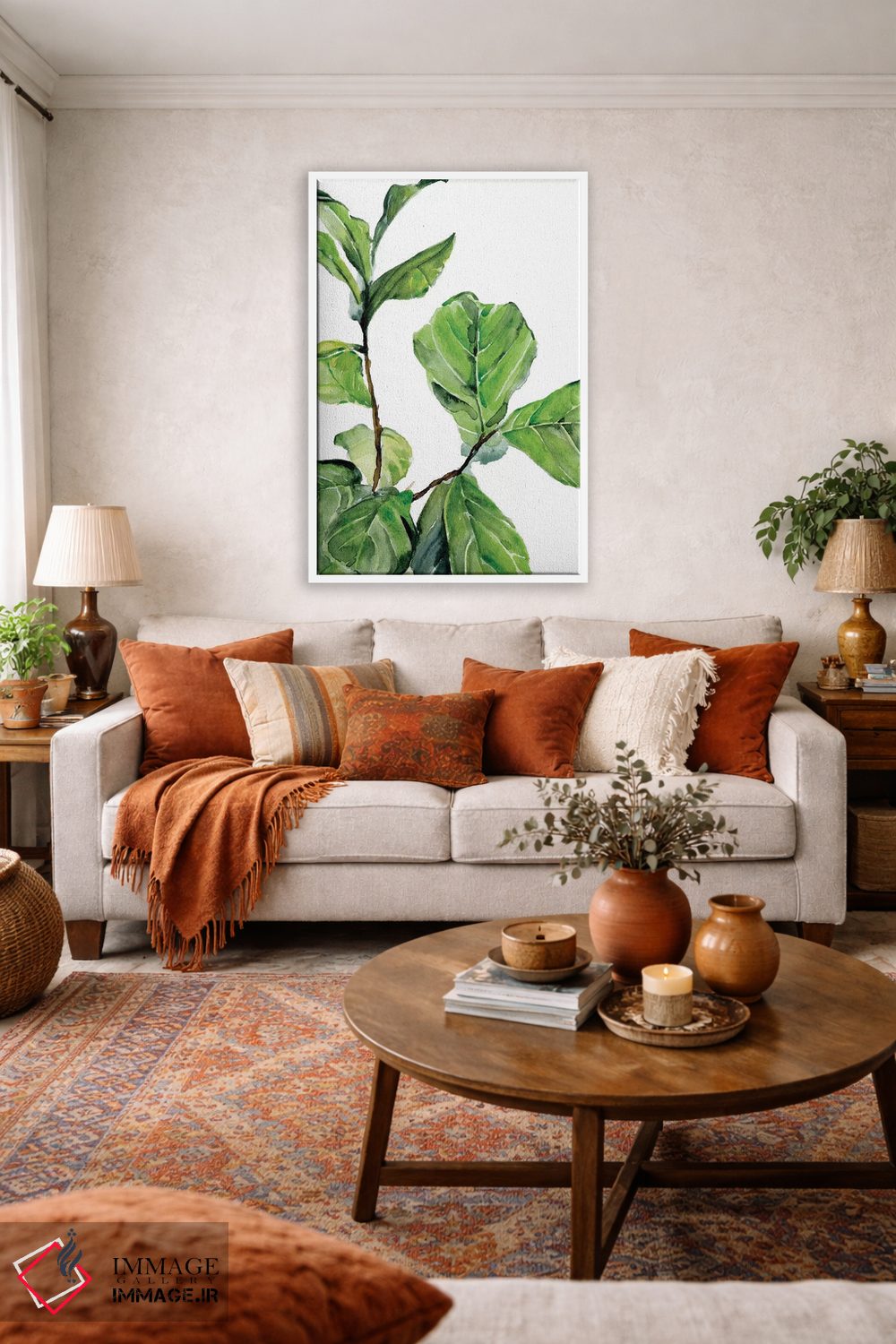 تابلو دکوراتیو انجیر فیدل ۲ اثر جنیفر پکستون پارکر - D3W