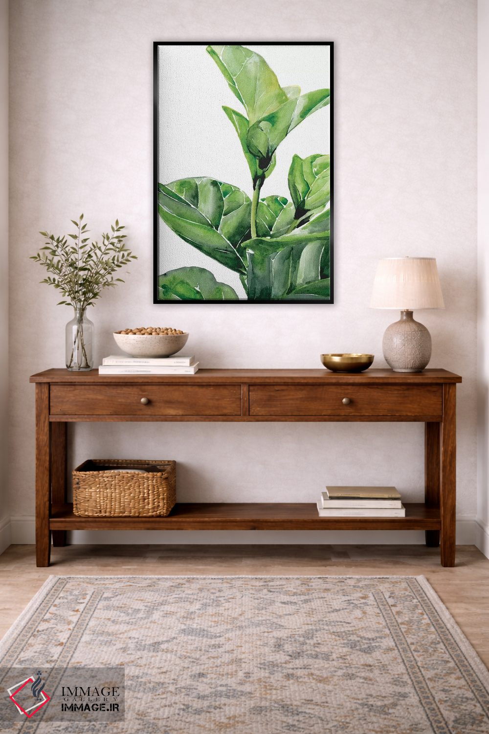 تابلو دکوراتیو انجیر فیدل ۱ اثر جنیفر پکستون پارکر - D5B