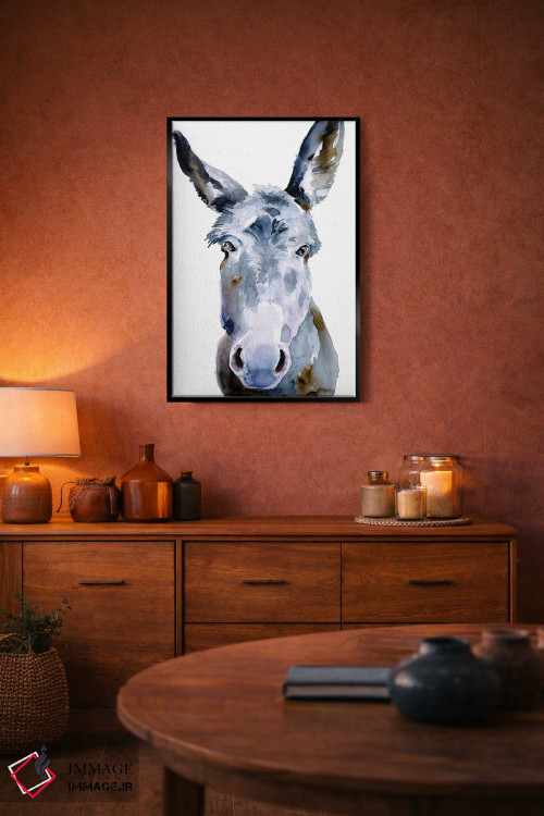 تابلو دکوراتیو الاغ دوست داشتنی ۲ اثر جنیفر پکستون پارکر - D4B