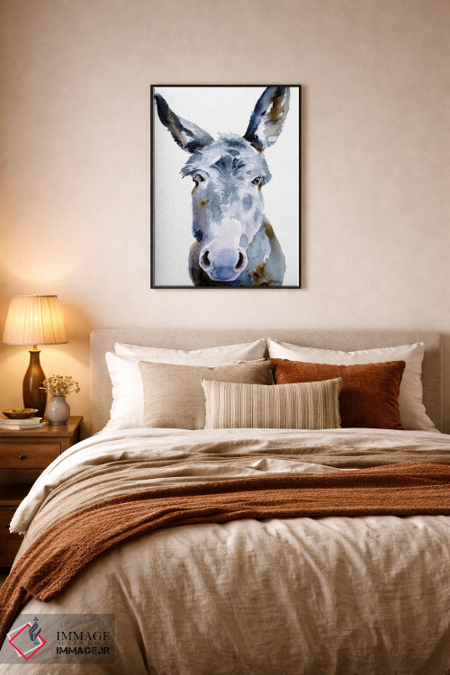 تابلو دکوراتیو الاغ دوست داشتنی ۲ اثر جنیفر پکستون پارکر - D5B