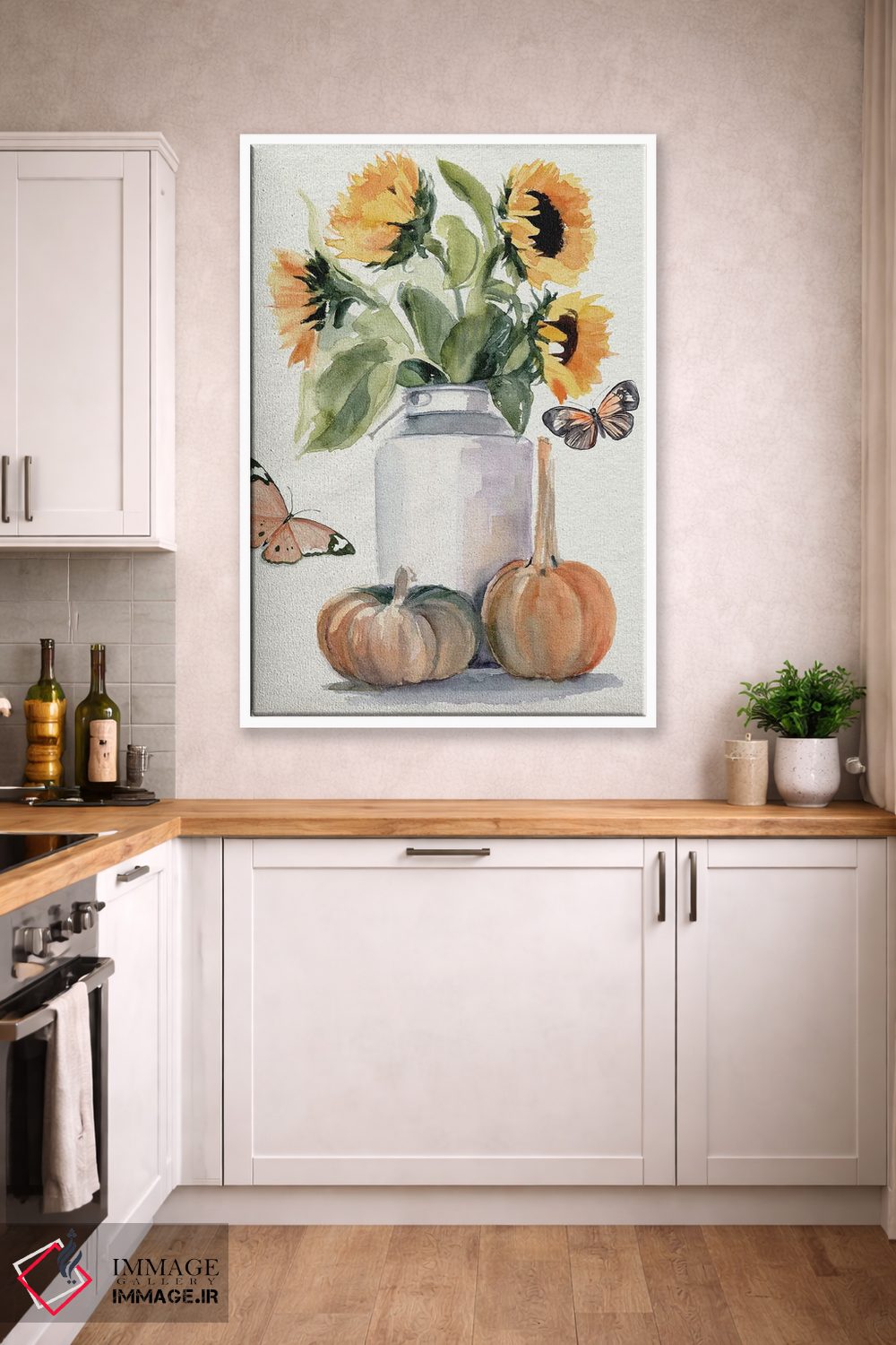 تابلو دکوراتیو آفتابگردان های پاییزی ۲ اثر جنیفر پکستون پارکر - D3W