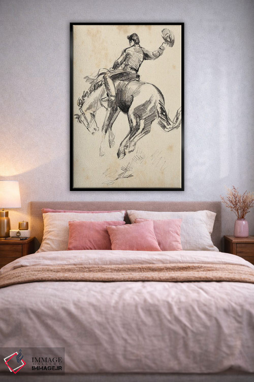 تابلو مینیمال پادشاه رودئو ۲ اثر جنیفر پکستون پارکر - D3B