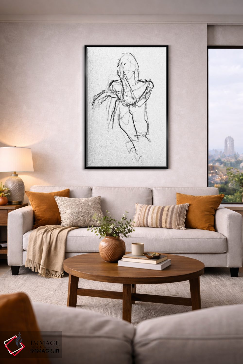 تابلو مینیمال تامل ۱ اثر جنیفر پکستون پارکر - D2B