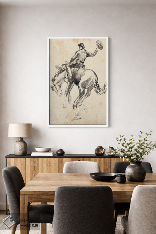 تابلو مینیمال پادشاه رودئو ۲ اثر جنیفر پکستون پارکر - D4W