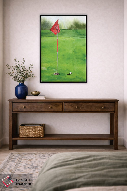 تابلو دکوراتیو زمان شروع بازی گلف ۱ اثر جنیفر پکستون پارکر - D4B