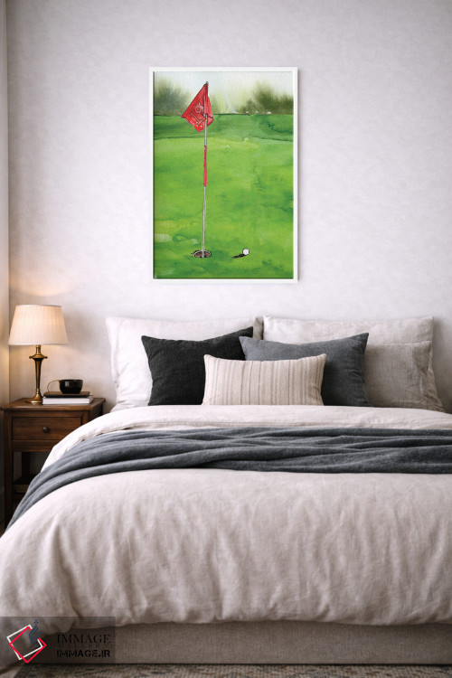تابلو دکوراتیو زمان شروع بازی گلف ۱ اثر جنیفر پکستون پارکر - D5W