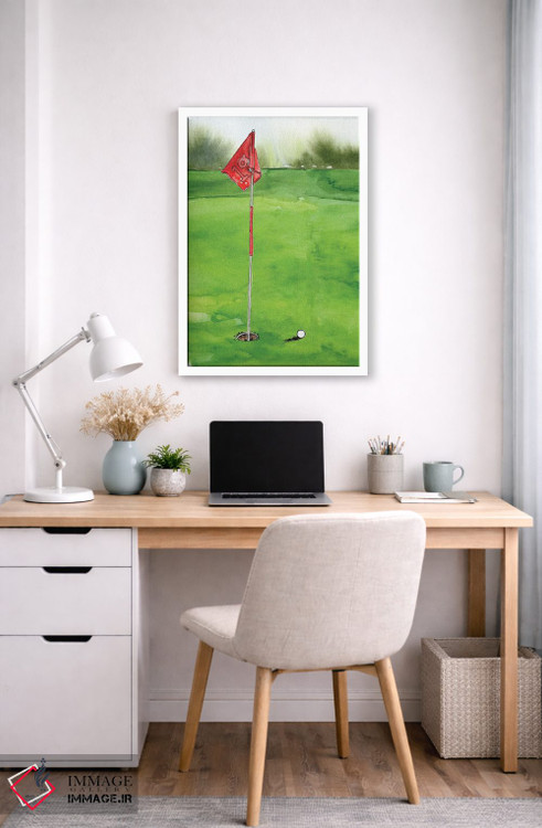 تابلو دکوراتیو زمان شروع بازی گلف ۱ اثر جنیفر پکستون پارکر - D6W