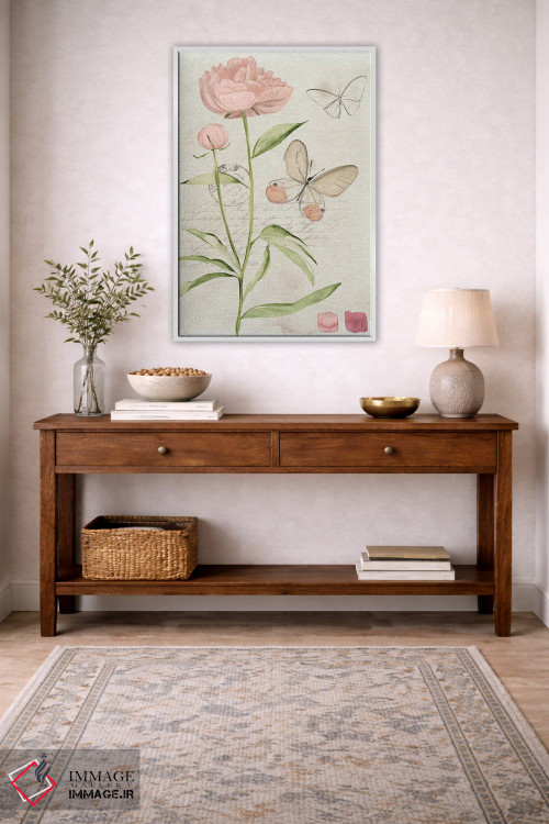 تابلو دکوراتیو گل های یادداشت مزرعه ۲ اثر جنیفر پکستون پارکر - D3W