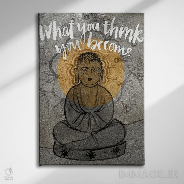 تابلو دکوراتیو رها کن ۲ اثر جنیفر پکستون پارکر - نمای روبهرو روی دیوار