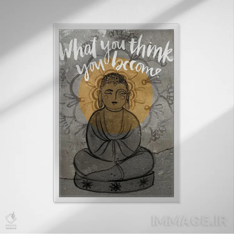 تابلو دکوراتیو رها کن ۲ اثر جنیفر پکستون پارکر - نمای قابدار سفید