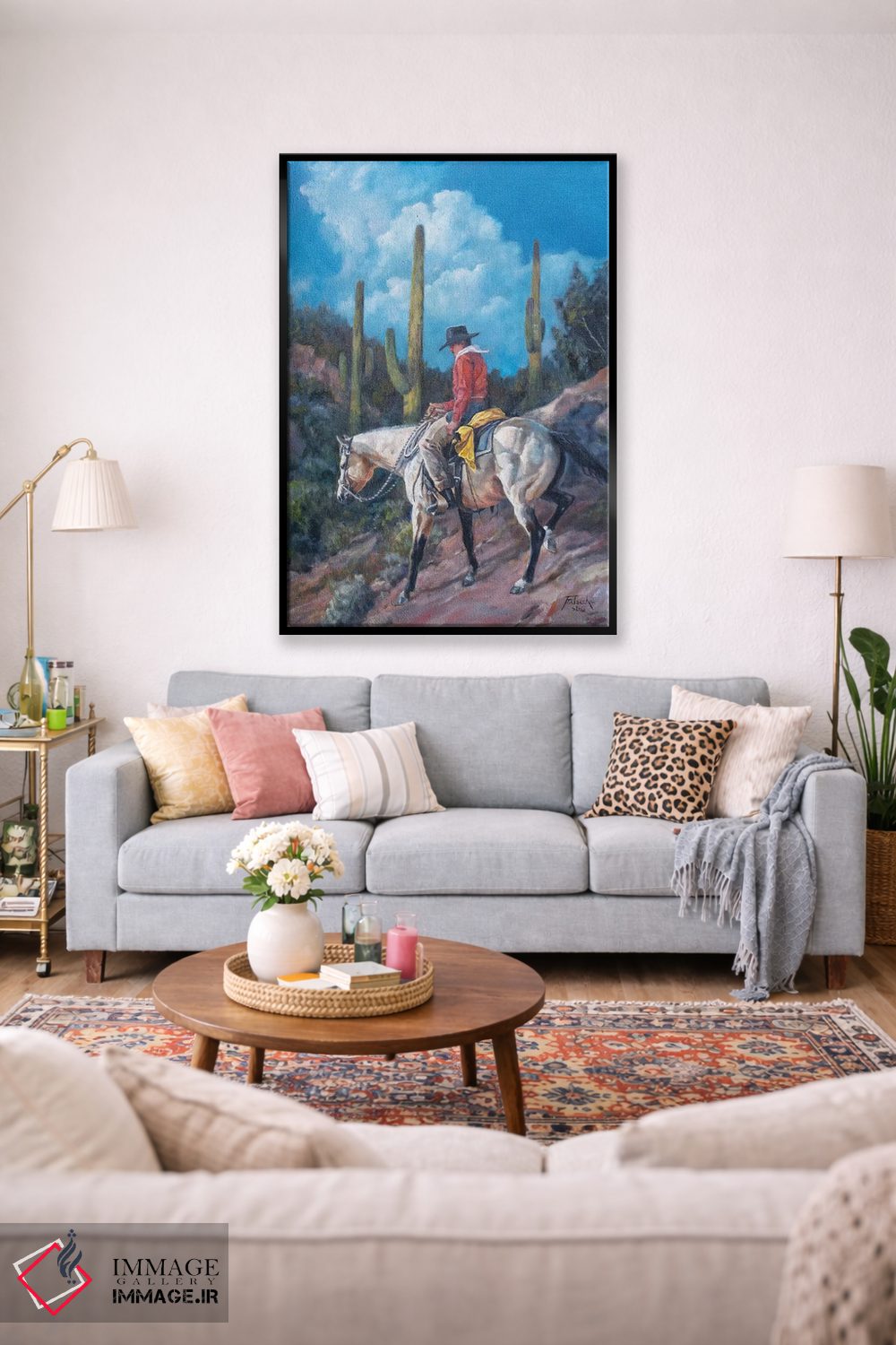 تابلو دکوراتیو میانبر ساگوارو اثر یان پرلی - D2B