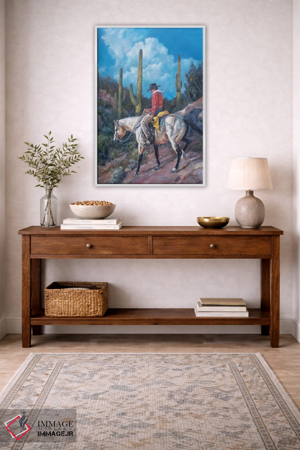 تابلو دکوراتیو میانبر ساگوارو اثر یان پرلی - D3W