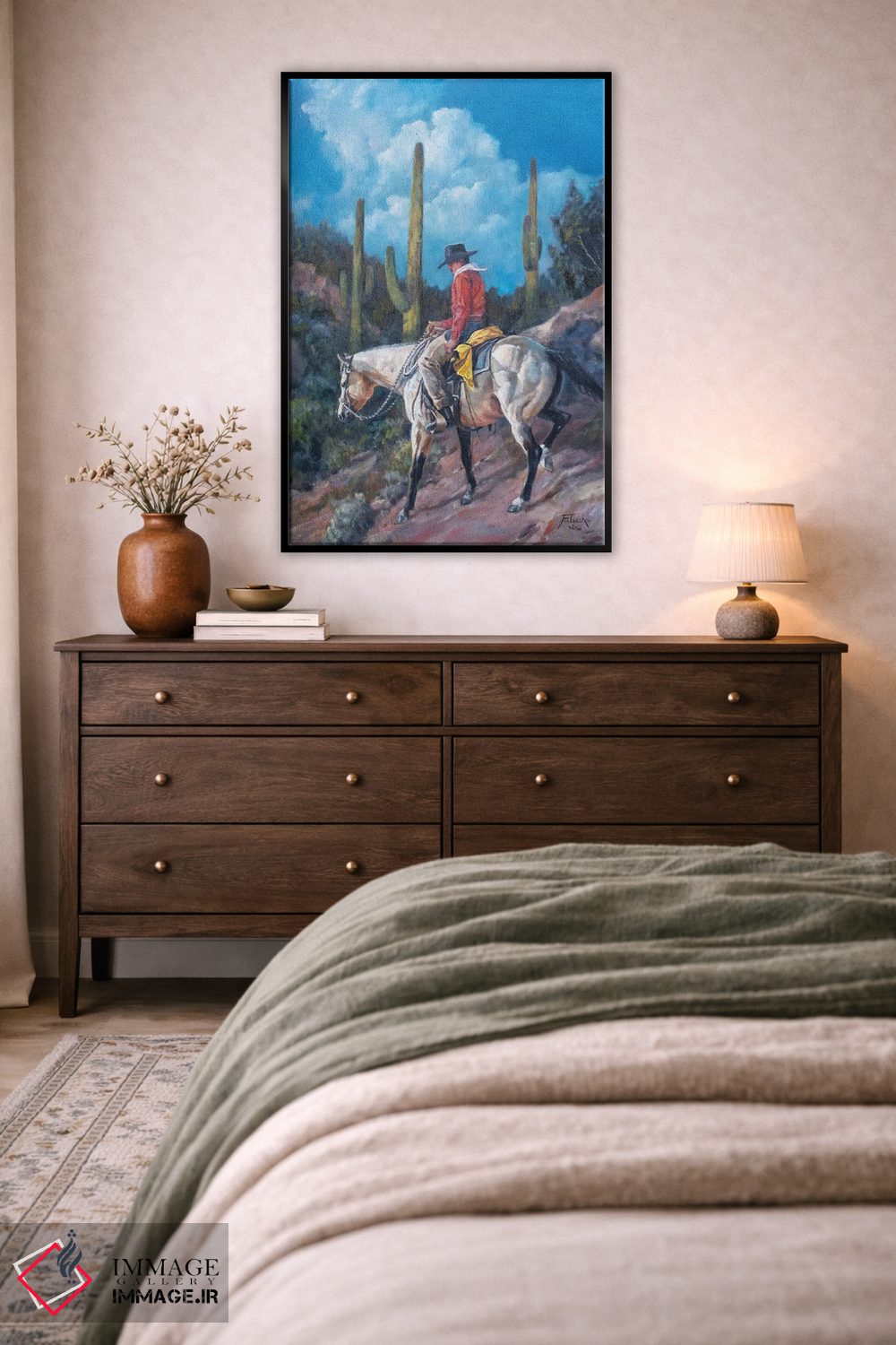 تابلو دکوراتیو میانبر ساگوارو اثر یان پرلی - D4B