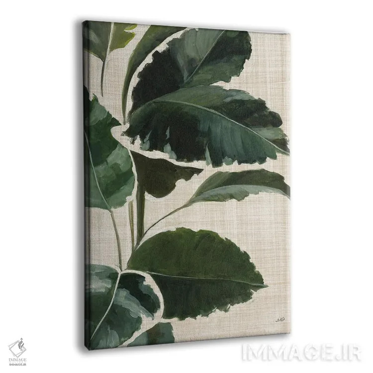 تابلو مدرن مطالعه گرمسیری ۱ اثر جولیا پورینتون - نمای پرسپکتیو محصول