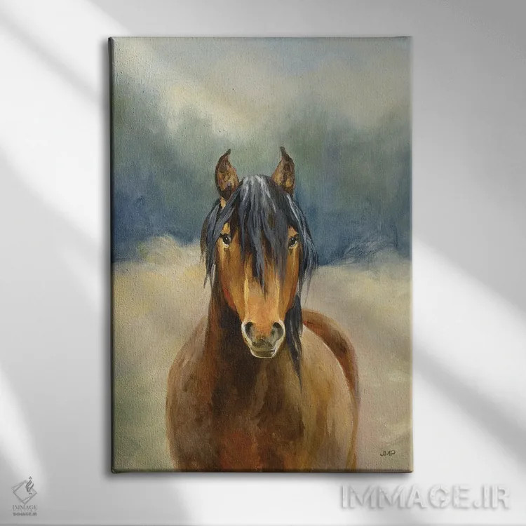 تابلو دکوراتیو روح غرب ۲ اثر جولیا پورینتون - نمای روبهرو روی دیوار