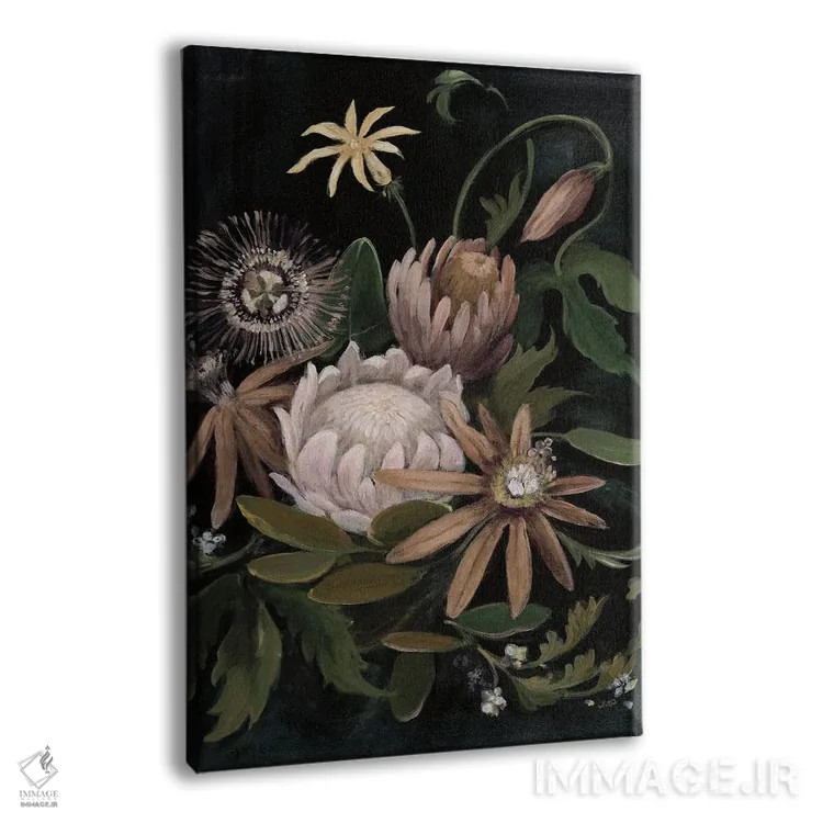 تابلو دکوراتیو نمایشگاه گل ۲ اثر جولیا پورینتون - نمای پرسپکتیو محصول