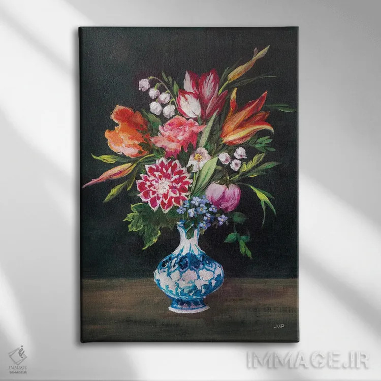 تابلو دکوراتیو استادانه ۱ اثر جولیا پورینتون - نمای روبهرو روی دیوار