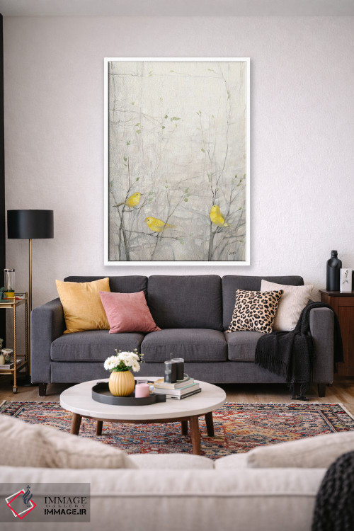 تابلو دکوراتیو پرندگان روی درخت ۱ اثر جولیا پورینتون - D1W