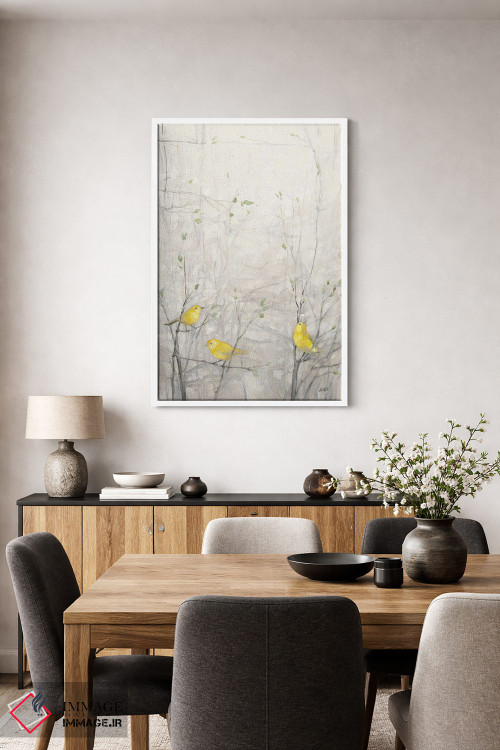 تابلو دکوراتیو پرندگان روی درخت ۱ اثر جولیا پورینتون - D3W