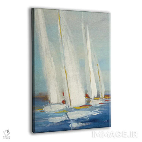 تابلو دکوراتیو مسابقه قایقرانی تابستانی دوم اثر جولیا پورینتون - نمای پرسپکتیو محصول