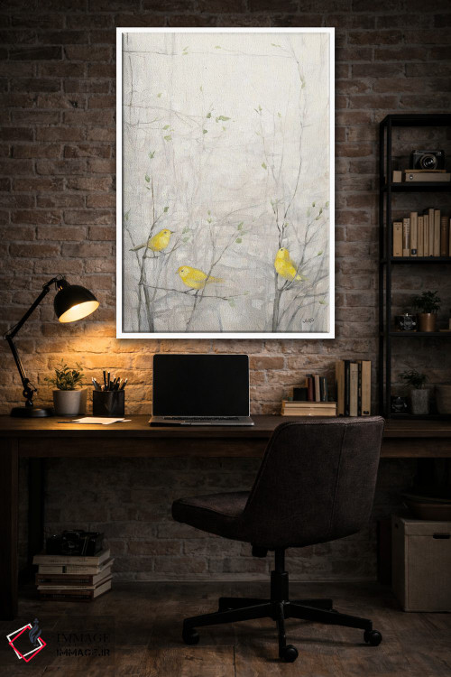 تابلو دکوراتیو پرندگان روی درخت ۱ اثر جولیا پورینتون - D4W