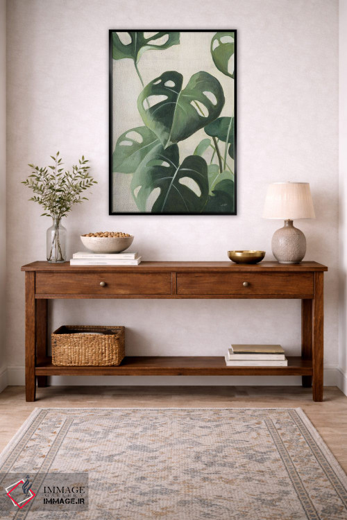 تابلو مدرن مطالعه گرمسیری ۴ اثر جولیا پورینتون - D4B