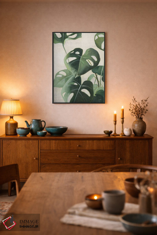 تابلو مدرن مطالعه گرمسیری ۴ اثر جولیا پورینتون - D6B