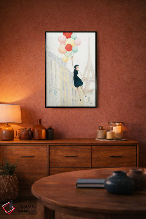 تابلو دکوراتیو بالا در پاریس ۲ اثر جولیا پورینتون - D5B
