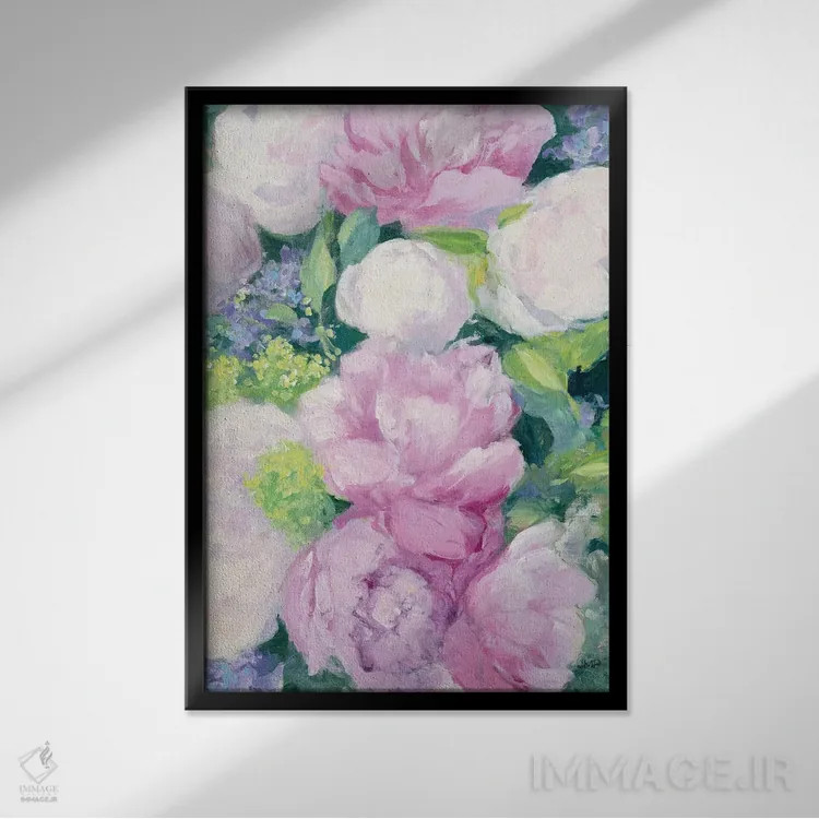 تابلو دکوراتیو لذت تابستانی اول اثر جولیا پورینتون - نمای قابدار مشکی