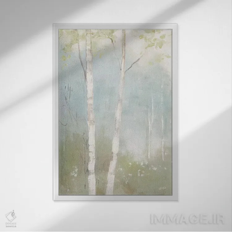 تابلو مدرن شور بهاری اول اثر جولیا پورینتون - نمای قابدار سفید