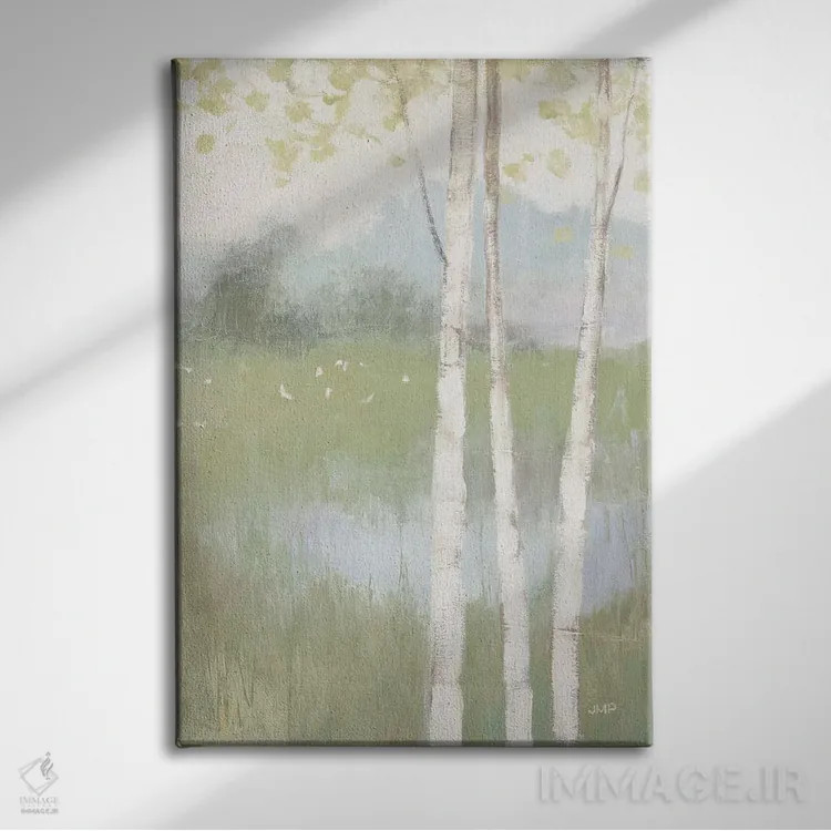 تابلو مدرن شور بهاری دوم اثر جولیا پورینتون - نمای روبهرو روی دیوار