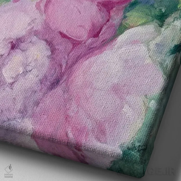 تابلو دکوراتیو لذت تابستانی اول اثر جولیا پورینتون - نمای نزدیک بافت بوم