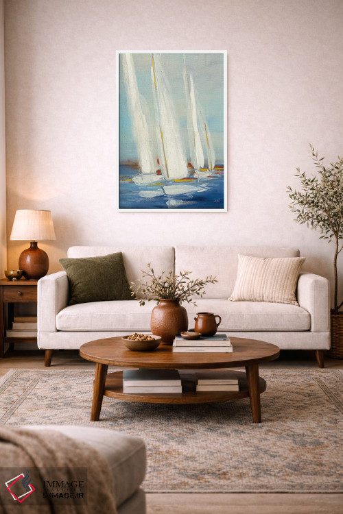 تابلو دکوراتیو مسابقه قایقرانی تابستانی دوم اثر جولیا پورینتون - D2W