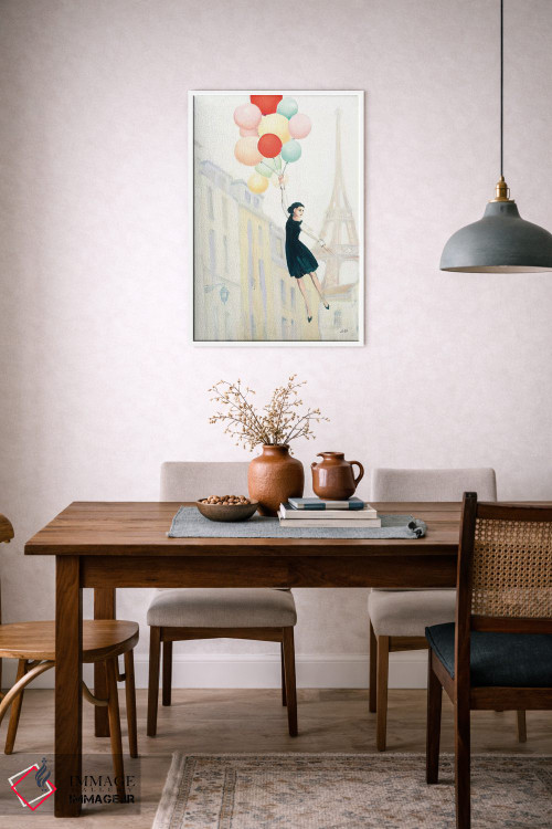 تابلو دکوراتیو بالا در پاریس ۲ اثر جولیا پورینتون - D6W