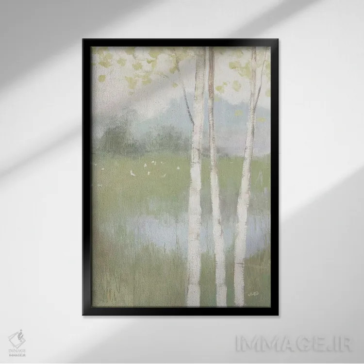 تابلو مدرن شور بهاری دوم اثر جولیا پورینتون - نمای قابدار مشکی