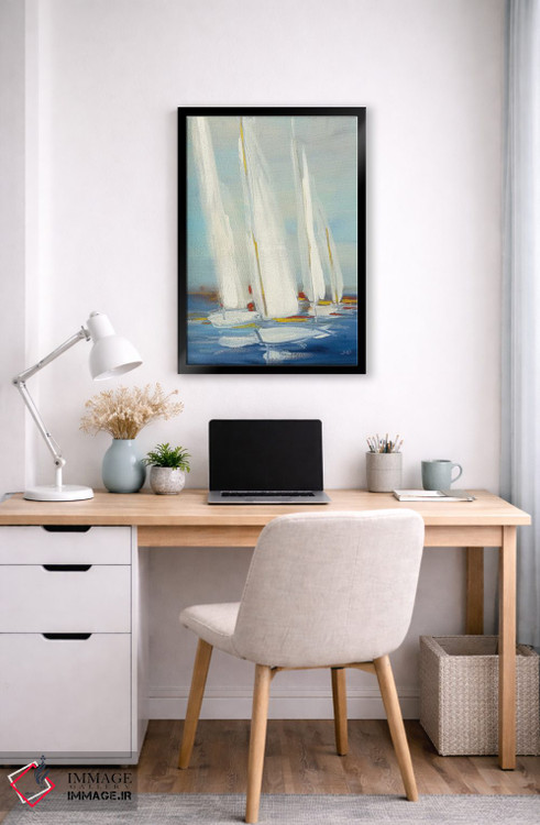 تابلو دکوراتیو مسابقه قایقرانی تابستانی دوم اثر جولیا پورینتون - D6B