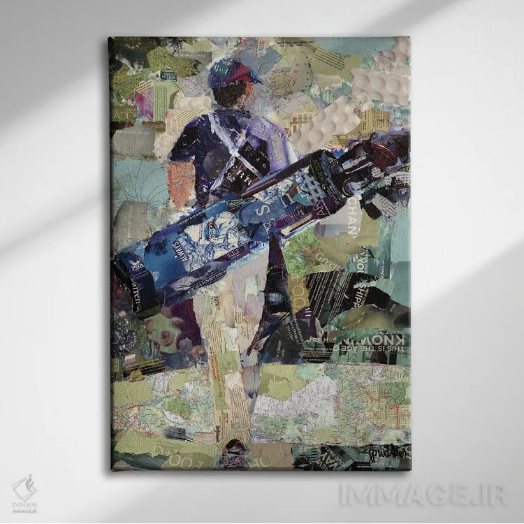 تابلو دکوراتیو پات برای بردی اثر جیمی پاولیچ-واکر - نمای روبهرو روی دیوار