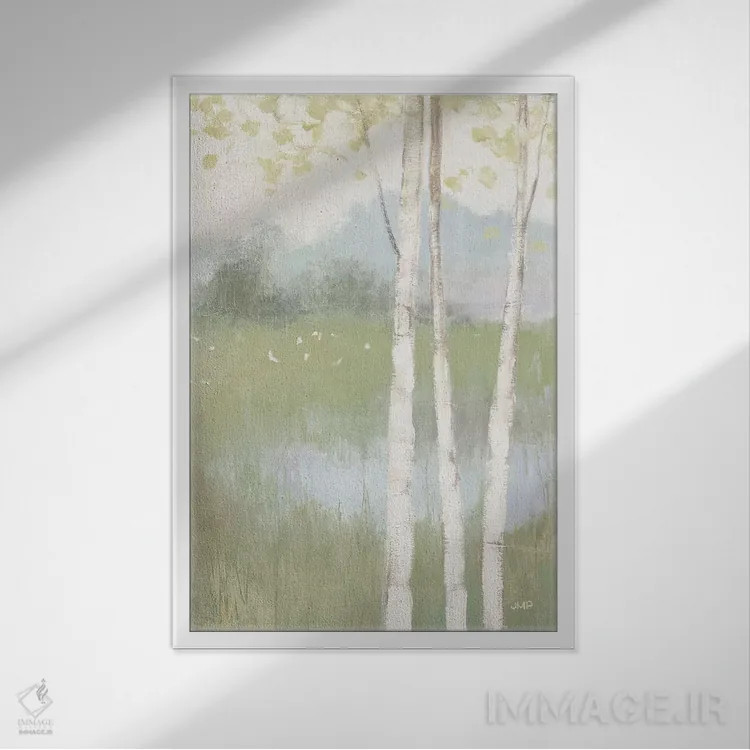 تابلو مدرن شور بهاری دوم اثر جولیا پورینتون - نمای قابدار سفید