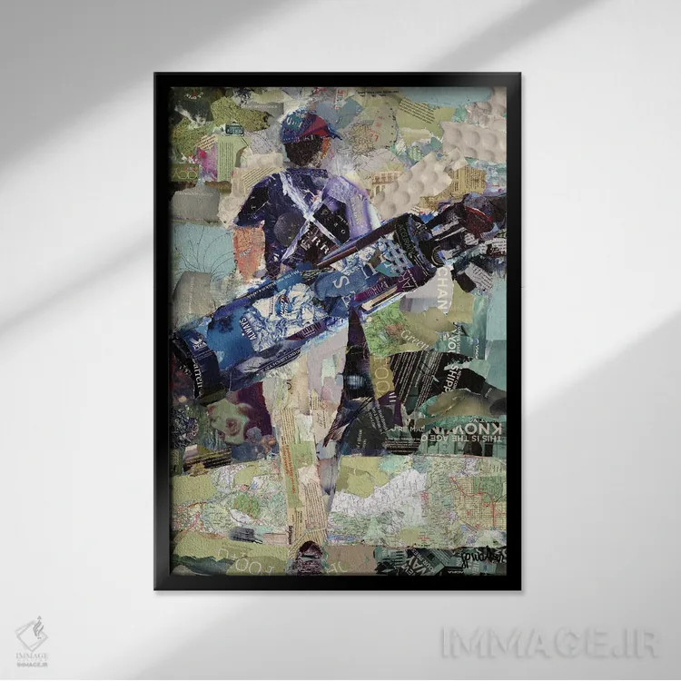 تابلو دکوراتیو پات برای بردی اثر جیمی پاولیچ-واکر - نمای قابدار مشکی