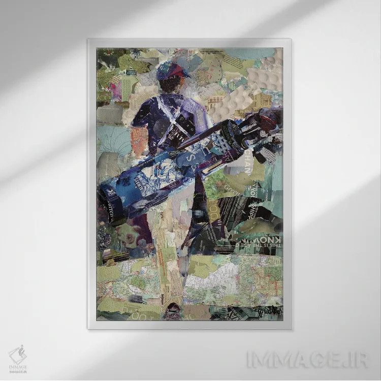 تابلو دکوراتیو پات برای بردی اثر جیمی پاولیچ-واکر - نمای قابدار سفید