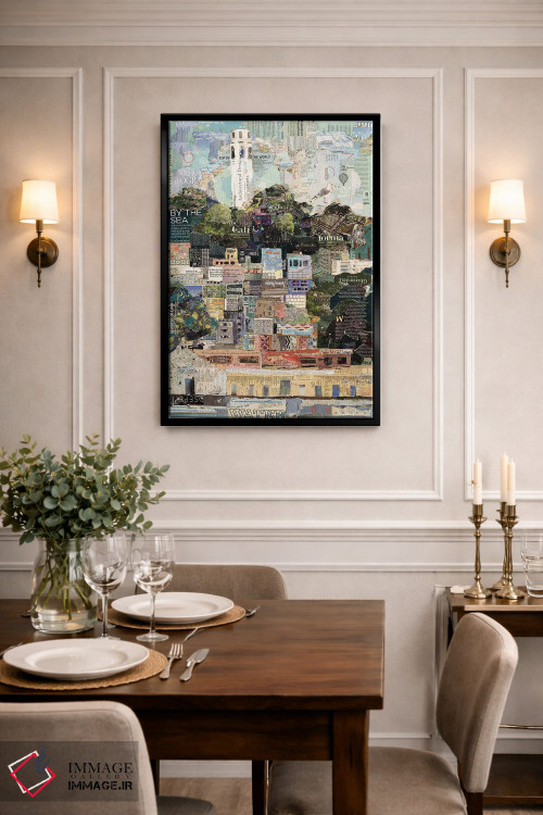 تابلو دکوراتیو بالاترین نقطه جهان اثر جیمی پاولیچ-واکر - D2B