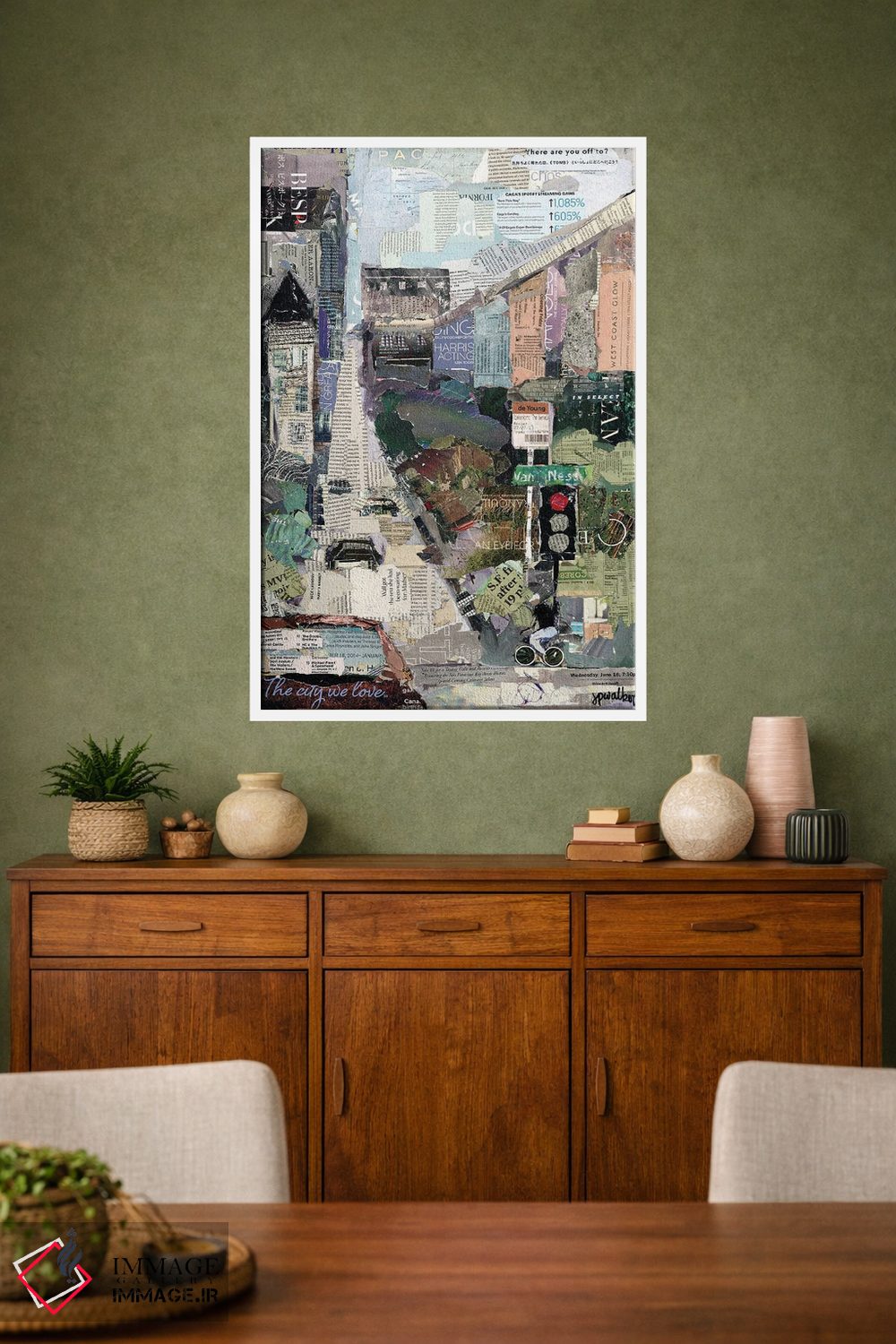 تابلو دکوراتیو کجا می روی؟ اثر جیمی پاولیچ-واکر - D1W