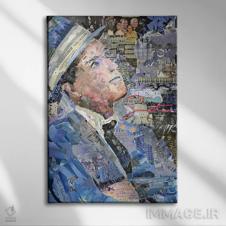 تابلو دکوراتیو سیناترا اثر جیمی پاولیچ-واکر - نمای روبهرو روی دیوار