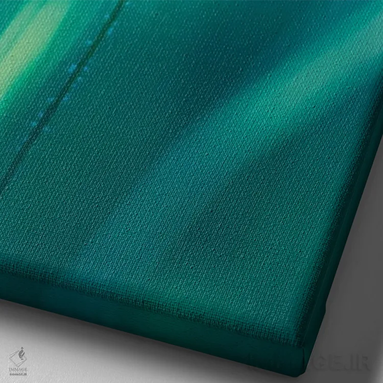 تابلو دکوراتیو شقایق تنها اثر جفرسون کاستلاری - نمای نزدیک بافت بوم