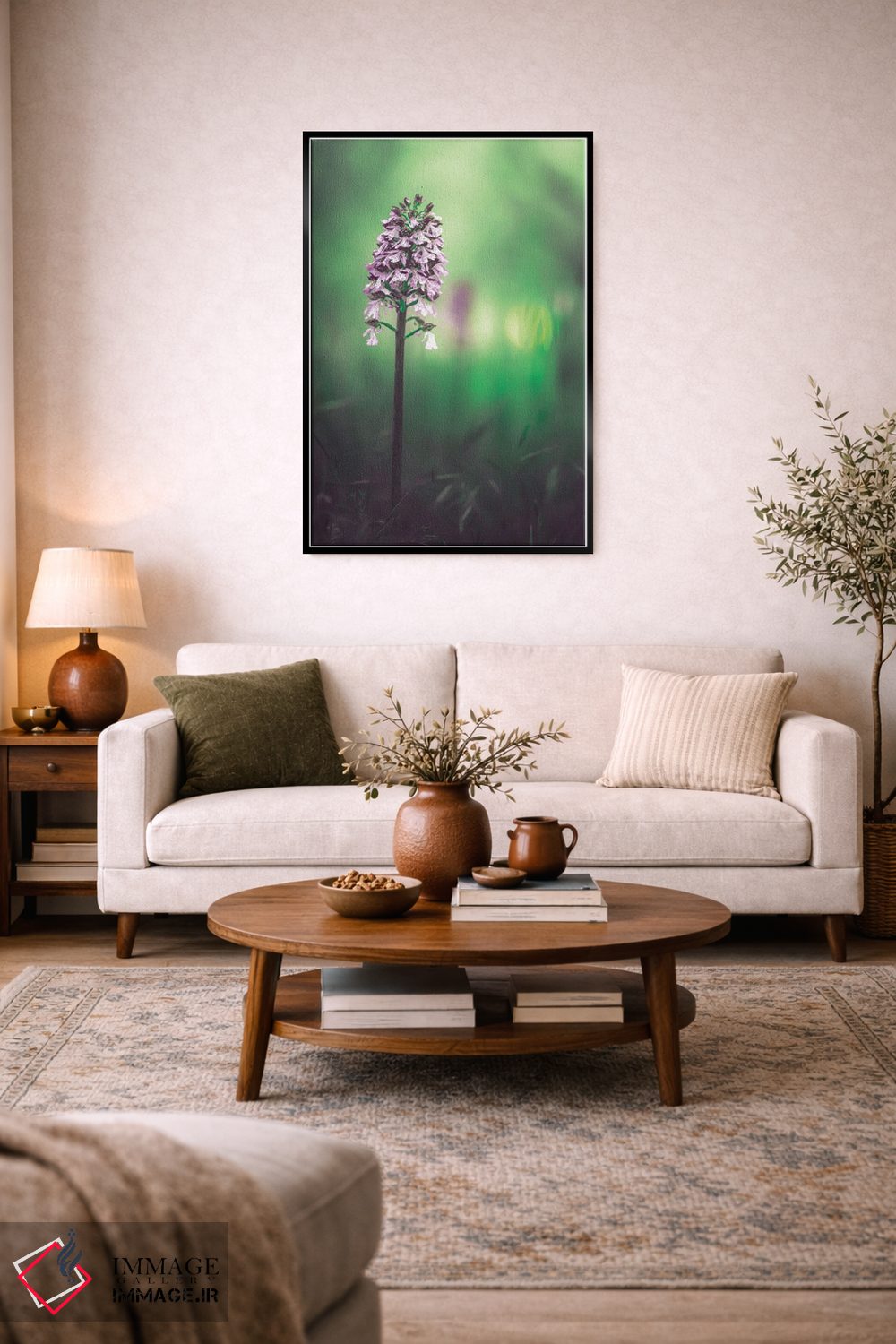 تابلو دکوراتیو ارکیده وحشی اثر جفرسون کاستلاری - D5B